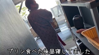 主観手コキフェラと激しい騎乗位で温泉旅行中に寝ちゃったイケメンM男をお仕置きSEX♡　日本人素人ハメ撮り中出しPOV・えむゆみカップル